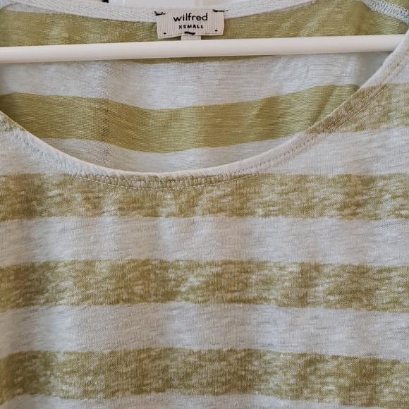 Aritzia Wilfred Low Armhole Linen Top - Picture 2 of 7